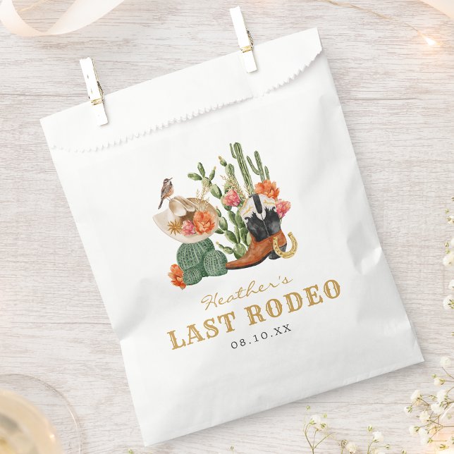 Sachets En Papier Bohème occidentale (Western Theme Boho Favor Bag by Painted Paperie
)