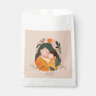 Sachets En Papier Boho Botanical Watercolor for Mother’s Day