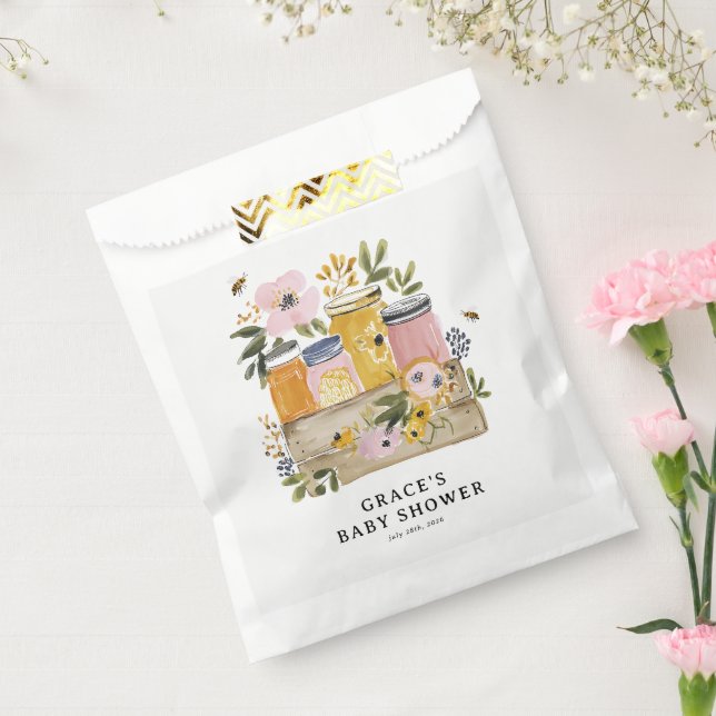 Sachets En Papier Boho HoneyBee & Wildflower Baby Shower (Scellé)