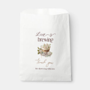 Sachets En Papier Boho Love brasse Fête des mariées florale Brunch