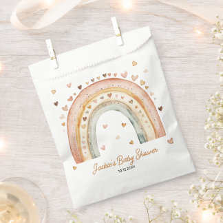 Sachets En Papier Boho Rainbow Watercolor Baby shower