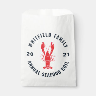 Sachets En Papier Boissons familiales de fruits de mer 4 juillet sur