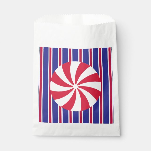 Sachets En Papier Bonbons à la menthe poivrée (Devant)