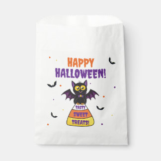 Sachets En Papier Bonbons de maïs Halloween chauve-souris vampire fa