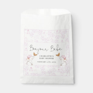 Sachets En Papier Bonjour Bebe Romantic French Girl Baby Shower  
