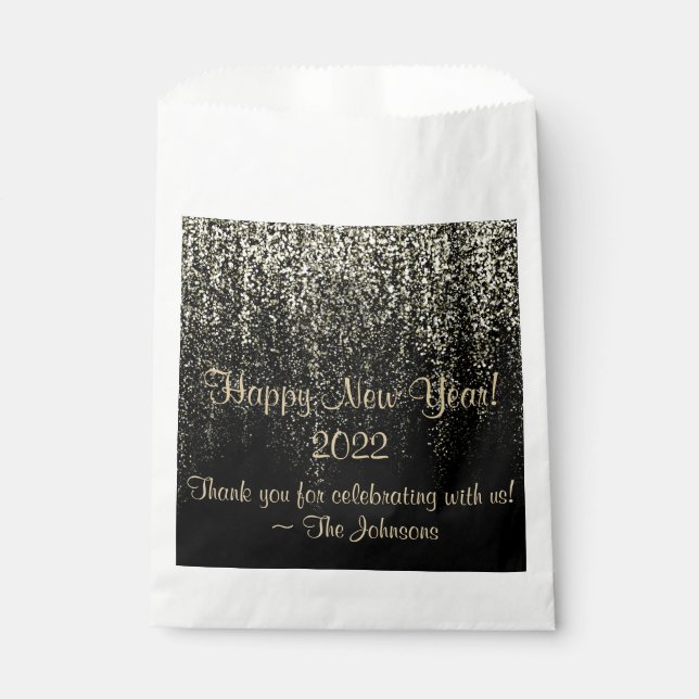 Sachets En Papier Bonne année (Devant)