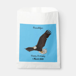 Sachets En Papier Bonne illustration de dessin d'aigle à chauve-sour