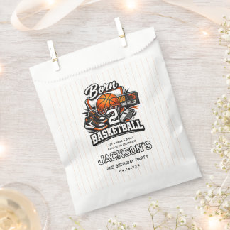 Sachets En Papier Born 2 Basketball | Sports Themed 2nd Birthday