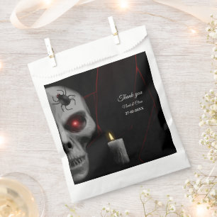 Sachets En Papier Bougie d'araignée gothique - Halloween Moody foncé