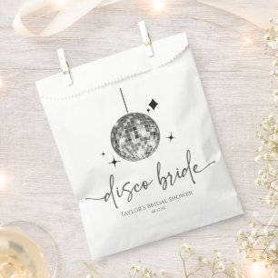 Sachets En Papier Boule disco argentée enterrement de vie de jeune f