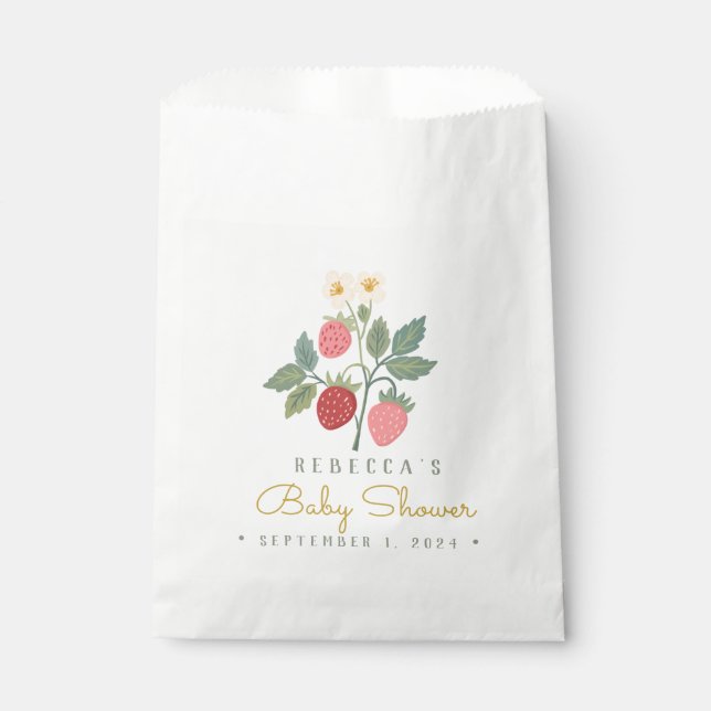 Sachets En Papier Bouquet Berry First Strawberry (Devant)