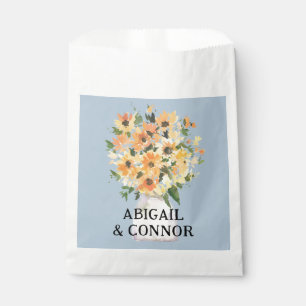 Sachets En Papier Bouquet de tournesols rustique aquarelle