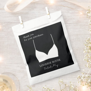 Sachets En Papier Boutique de lingerie merci pour votre achat