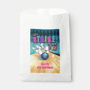 Sachets En Papier Bowling Anniversaire Favoriser Sac - Fille