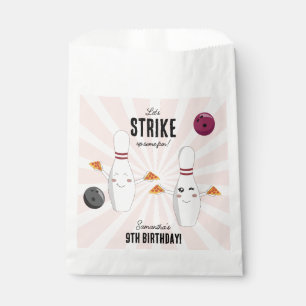 Sachets En Papier Bowling Pizza Grève Un Anniversaire de enfant Amus