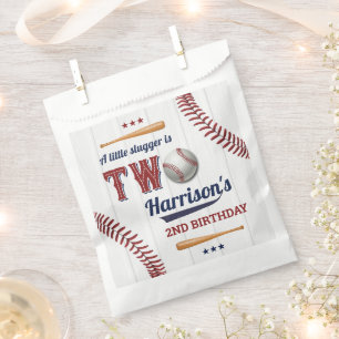 Sachets En Papier Boys Baseball 2e anniversaire