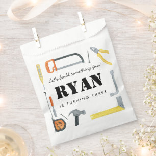Sachets En Papier Boys Construction Builder Givaway