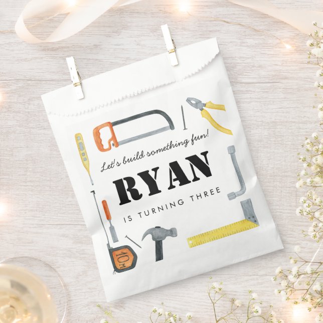 Sachets En Papier Boys Construction Builder Givaway (Coupé)
