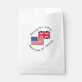 Sachets En Papier Britannique de naissance, Américain par choix, Tex