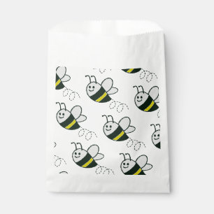 Sachets En Papier Broderie Imprimer Baby shower d'abeille mignonne