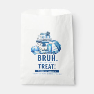 Sachets En Papier BRUH.. Blue Pool Boy Anniversaire Merci