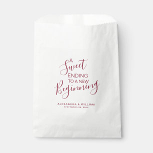 Sachets En Papier Buffet sucré débutant en Bourgogne Mariage
