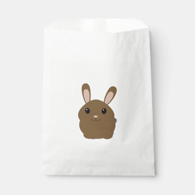 Sachets En Papier Bunny Brown (Devant)