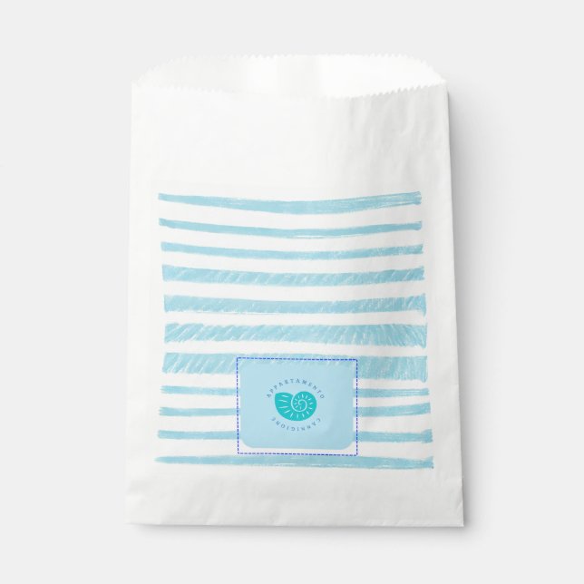 Sachets En Papier Bustine di cartaper alimentiCustom White Favoriser (Devant)