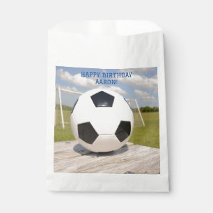 Sachets En Papier But Poster noir et blanc Soccer Ball Sports