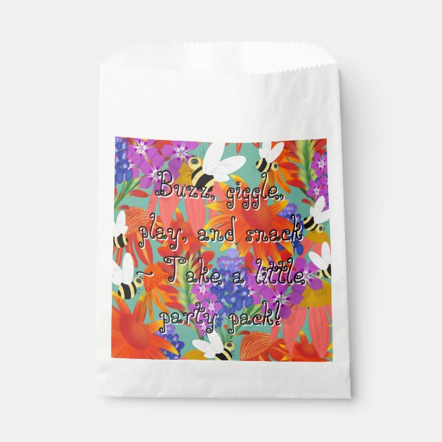 Sachets En Papier BuzzAmongBlooms-Mint Meadow (Devant)