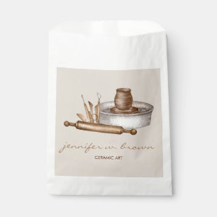 Sachets En Papier Cadeau client en céramique poterie