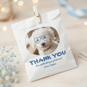 Sachets En Papier Cadeau de mariage pour chien Photo de chien Merci