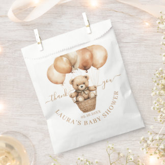 Sachets En Papier Cadeau de remerciement pour une baby shower avec u