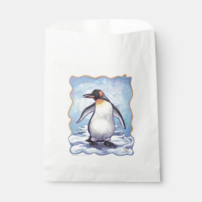 Sachets En Papier Cadeaux et accessoires de pingouin (Devant)