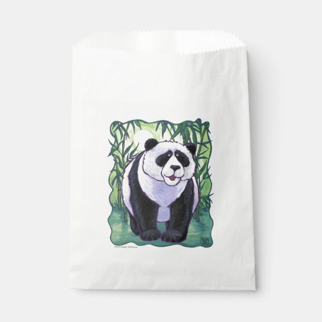 Sachets En Papier Cadeaux et accessoires pour ours Panda (Devant)