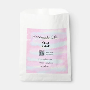 Sachets En Papier Cadeaux faits main avec amour pour petite entrepri