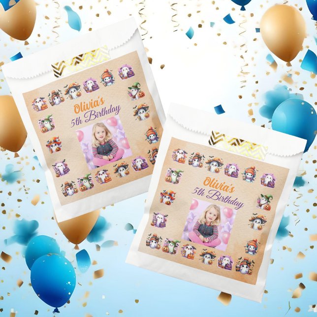 Sachets En Papier Café Lover Ghost Favoriser Sac pour enfants Annive (Créateur téléchargé)