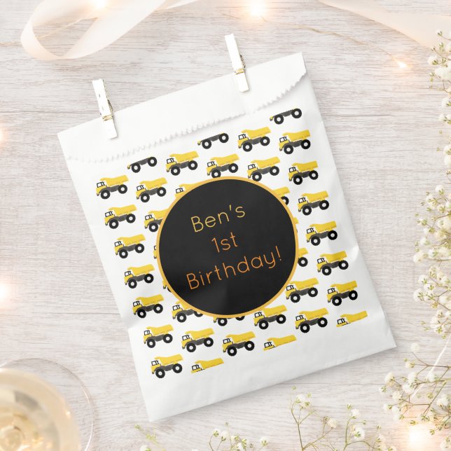 Sachets En Papier Camions de construction de camions de pompage (Coupé)