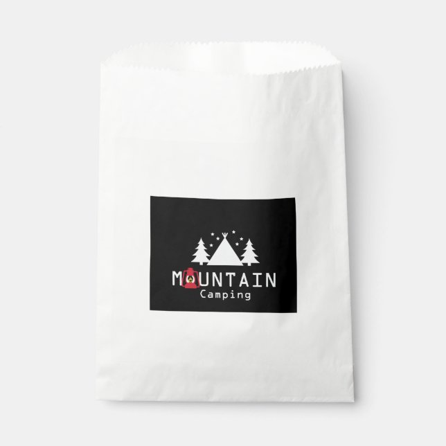 Sachets En Papier camping de montagne (Devant)