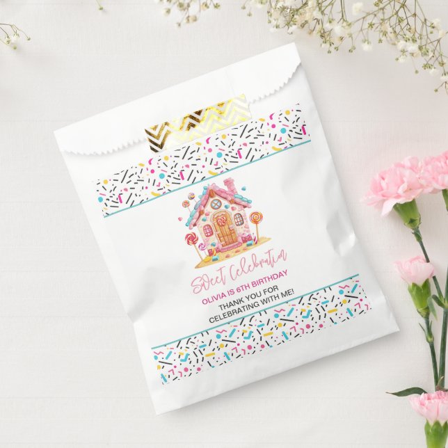 Sachets En Papier Candyland Sweet Celebration Anniversaire de enfant (Scellé)