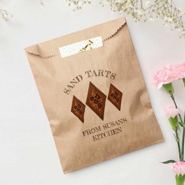 Sachets En Papier Cannelle maison Sand Tarts Noël Cookies (Scellé)