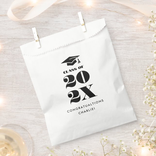 Sachets En Papier Capuchon de remise de diplôme promotion de l'année (Coupé)