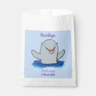 Sachets En Papier Caricature adorable de marsouin