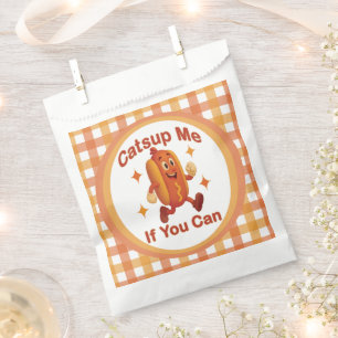 Sachets En Papier Catsume-moi si tu peux drôle Hot Dog - Ketchup Pun
