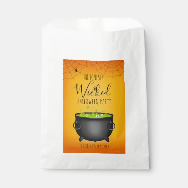 Sachets En Papier Cauldron de la sorcière (Devant)