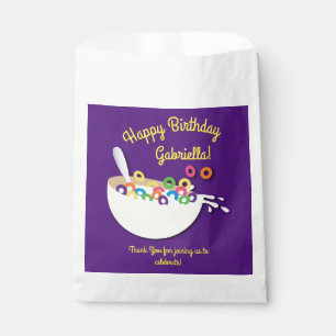 Sachets En Papier Cereal Bowl Enfants Slepover Anniversaire fête mig