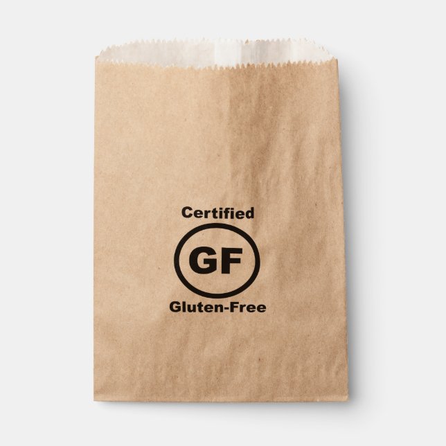 Sachets En Papier Certifié sans gluten (Devant)