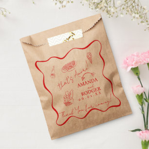 Sachets En Papier C'est Amore Italian Doodles Mariage 