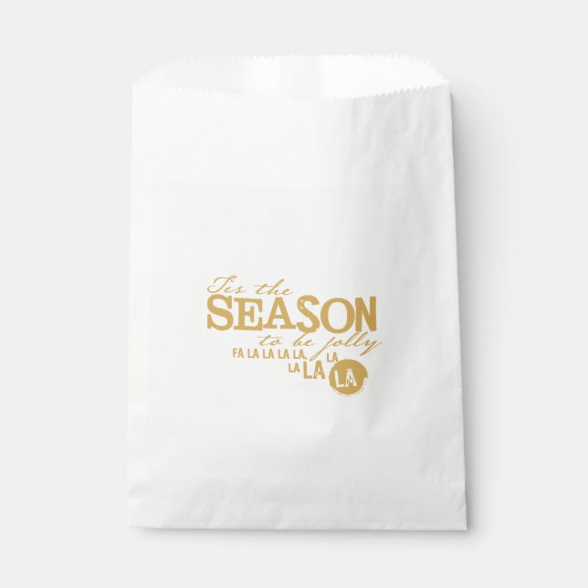 Sachets En Papier C'est la saison Favor Bags (Devant)