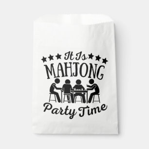 Sachets En Papier C'est l'heure de la fête du mahjong Funny mahjon